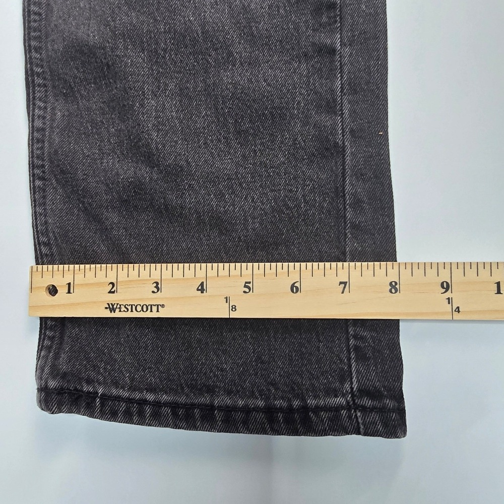 Levi's Straight Leg Jeans Mens 34x34 Washed Black Faded Denim Classic Fit - Picture 10 of 16